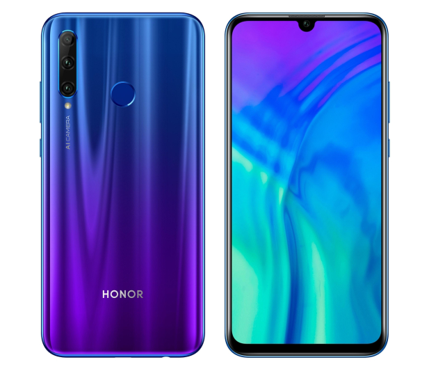 HONOR 20 Lite 4/128GB niebieski - 496031 - zdjęcie